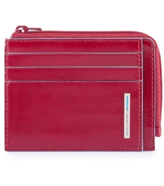 Чехол для кредитных карт Piquadro Blue Square PP4822B2R/R красный натур.кожа
