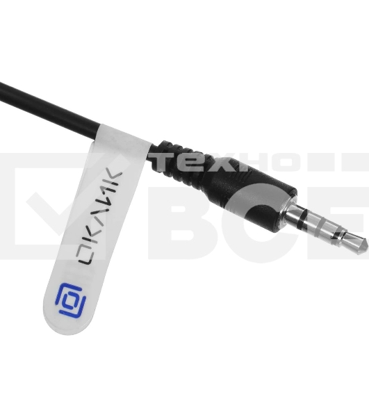 Проводные наушники Oklick HP-M211V черный, полноразмерные, Jack 3.5 мм