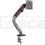 Кронштейн для мониторов Ultramounts UM734WD серый/коричневый 17'-27' макс.7кг крепление к столешнице поворот и наклон, фото6