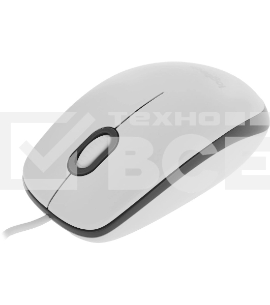 Мышь проводная Logitech M100 белый, 1000 dpi, USB, кнопки - 3