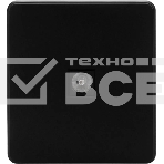 Розетка телевизионная Kranz ROUND TV с/у оникс, фото 1