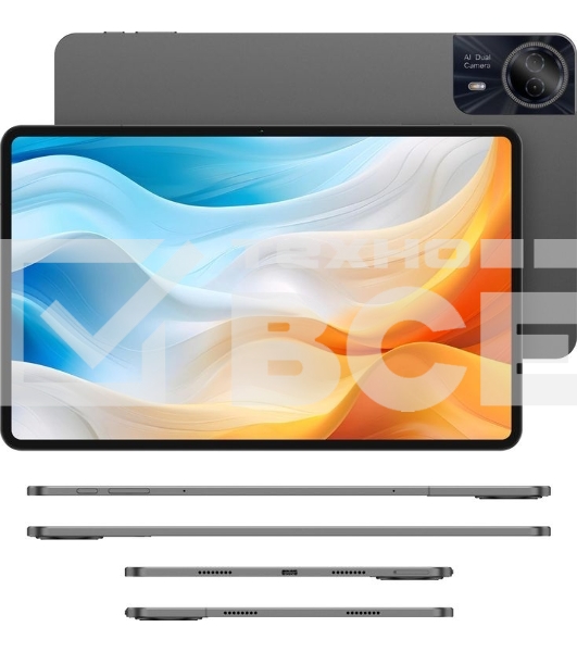 Планшет Teclast T60 Pro 12', 8Gb, 128Gb, 4G LTE, Android 14, серый