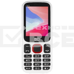 Мобильный телефон BQ 2440 Step L+ белый/красный