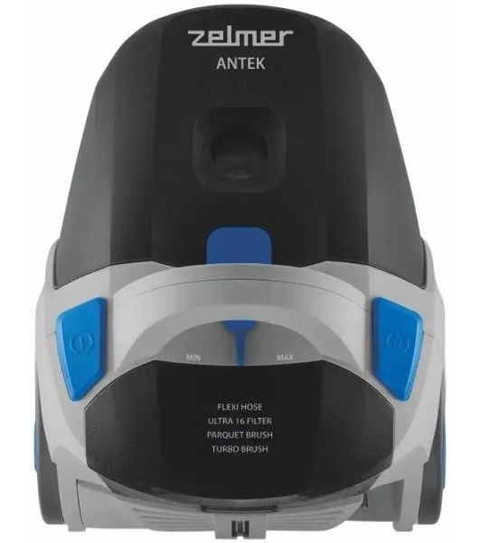 Пылесос Zelmer ZVC03506B черный/синий, 900 Вт, уборка сухая, пылесборник мешок 3.5 л