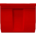 Ящик сплошной ТАРА.РУ Verona 5002 красный 250х150х130мм PP 10036, фото5