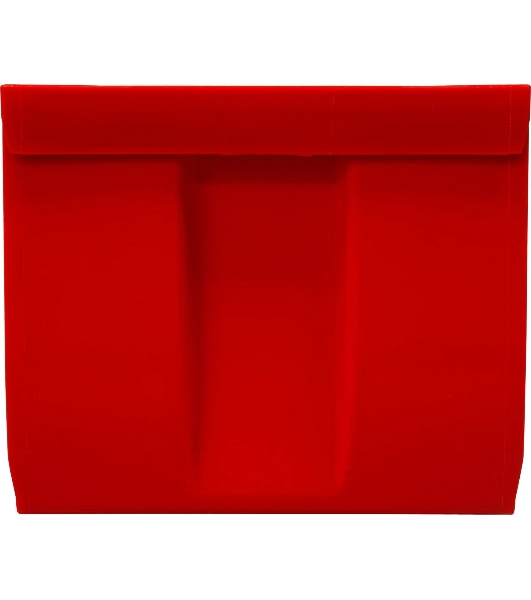 Ящик сплошной ТАРА.РУ Verona 5002 красный 250х150х130мм PP 10036