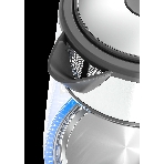 Электрочайник Candy CK-302 серебристый, 1.8 л, 2200 Вт, скрытый нагревательный элемент, фото9