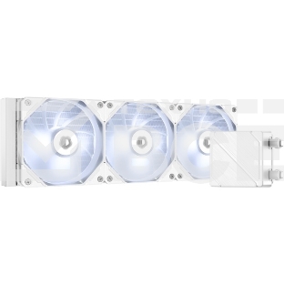 СВО для процессора ID-COOLING DASHFLOW 360 BASIC WHITE белый 120мм алюминий+медь 1800rpm 35.2db 4-pin 350W