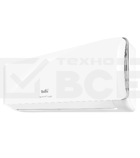Блок внутренний сплит-системы Ballu BSO/in-09HN8_22Y 9000 BTU, 26 м², 23 дБ, охлаждение, обогрев, осушение, белый