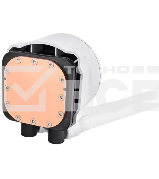 Система водяного охлаждения Thermaltake TH420 V2 Snow Edition ARGB Soc-AM5/AM4/1151/1200/1700 белый 4-pin 34.7dB Al+Cu Ret (CL-W378-PL14SW-A)