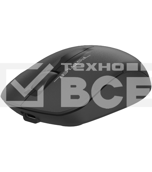 Мышь беспроводная A4Tech Fstyler FG15CS Air2 черный, 1200 dpi, радиоканал, USB, кнопки - 3