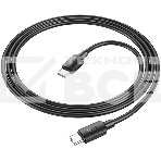 Кабель Hoco X96 Hyper TYPE-C TO TYPE-C USB Type-C (m)-USB Type-C (m) 1м черный коробка, фото2