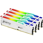 Оперативная память Kingston Fury Beast, DDR5, 128Gb (4x32 Gb), 5200 MHz, CL40, радиатор, RGb, белый, фото2