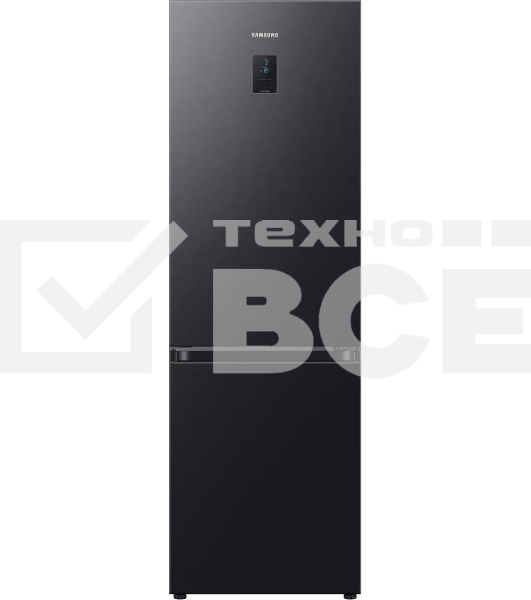 Холодильник Samsung RB34C675EBN/EF черный двухкамерный 230/114л морозилка снизу, No Frost