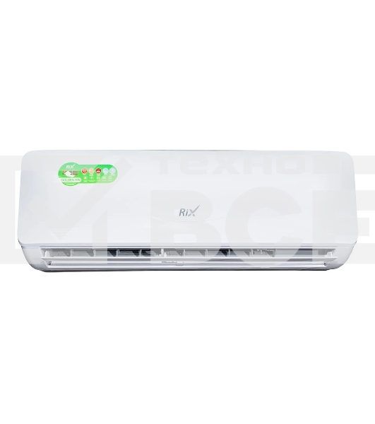 Кондиционер сплит-система настенного типа RIX LITE I/O-W12MB 12000 BTU, 32 м², 28 дБ, охлаждение, обогрев, осушение, белый