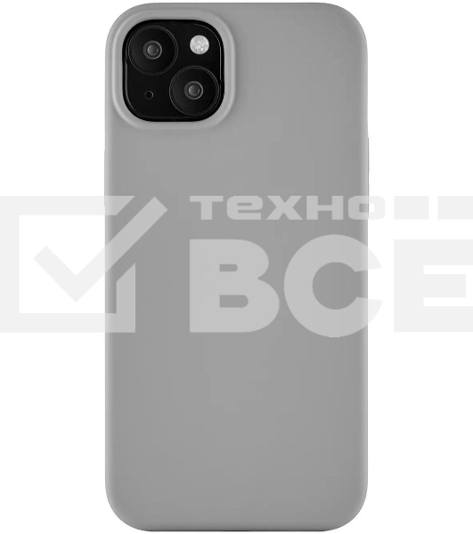 Чехол (клип-кейс) uBear для Apple iPhone 15 Plus Touch Mag Case with MagSafe серый (CS272MG67TH-I23M)