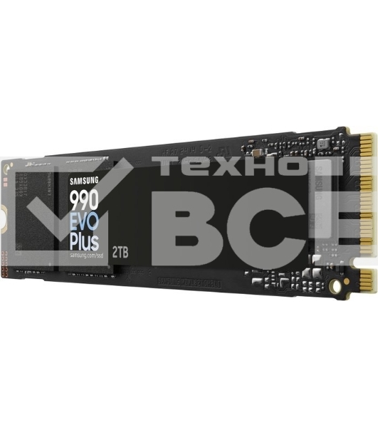 Накопитель SSD Samsung 990 EVO Plus, 2Tb, M.2 2280, PCIe 4.0 x4, NVMe, R/W 7250/6300