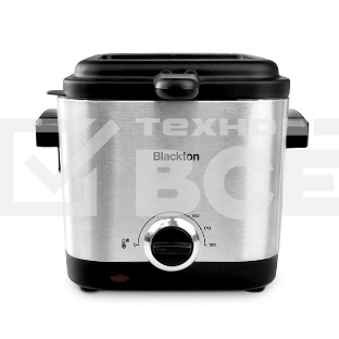 Фритюрница Blackton Bt DF1110, 900Вт, 1.5л стальной/черный