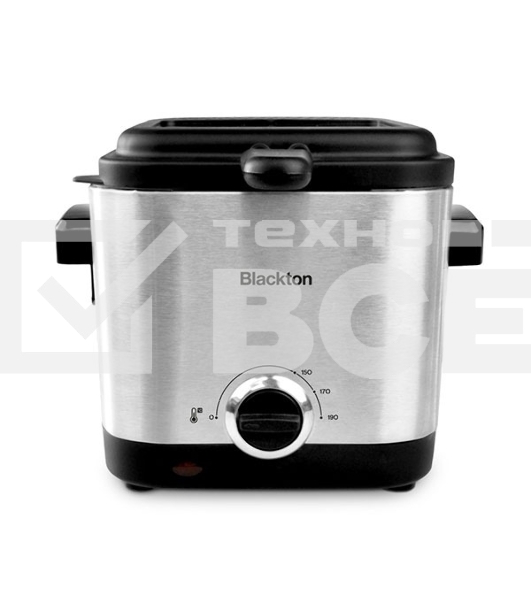 Фритюрница Blackton Bt DF1110, 900Вт, 1.5л стальной/черный