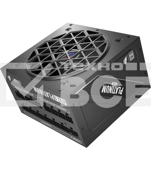 Блок питания 1STPLAYER NGDP Platinum (HA-1000BA3-BK), 1000Вт, 80 PLUS Platinum, 120мм, модульный, черный