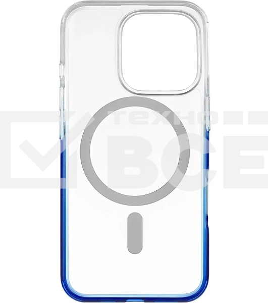 Чехол (клип-кейс) uBear для Apple iPhone 16 Pro Max Fusion with MagSafe синий (CS448EB69PFS-I24M)