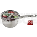 Ковш WEBBER BE-155/2 из нерж стали со стеклянной крышкой (d=16; 1.9 л) (12), фото3