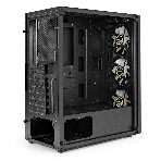 Компьютерный корпус Miditower ExeGate EVO-8227-NPX700 (ATX, БП 700NPX с вент. 12см, 2*USB+1*USB 3.0+HD Audio, черный, 3 вент. RGb, закаленное стекло), фото5