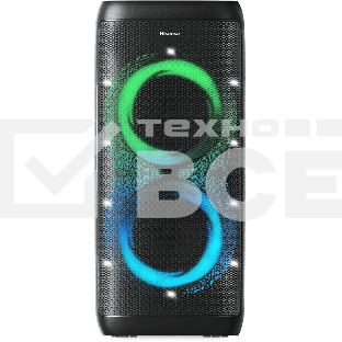 Минисистема Hisense Party Thunder черный 620Вт USB BT
