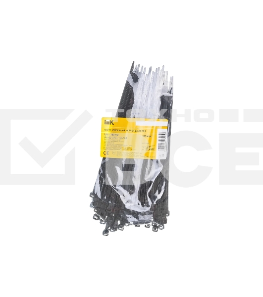 Хомут Iek UHH32-D036-150-100 3,6х150 мм нейлон черные (100 шт)