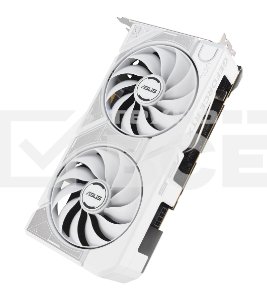 Видеокарта Asus GeForce RTX 5060 DUAL OC White, Nvidia RTX 5060, 8GB GDDR7, 128 bit, PCI-E 5.0, DPx3, HDMIx1, 2535 MHz