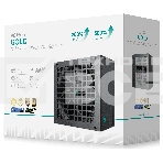Блок питания Deepcool/GamerStorm PQ750G (ATX 3.1, 750W, Full Cable Management, PWM 120мм fan, 80 PLUS GOLD, Active PFC + Half Bridge + DC/DC, Full Japanese Capasitors, Gen5 PCIe) RET, фото2