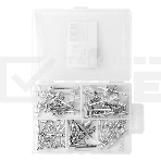 Набор заклепок Deli DL236906 75 шт (2.4мм,3.2мм,4.0мм,4.8мм,6.0мм) * 15 шт Пластиковая коробка., фото3