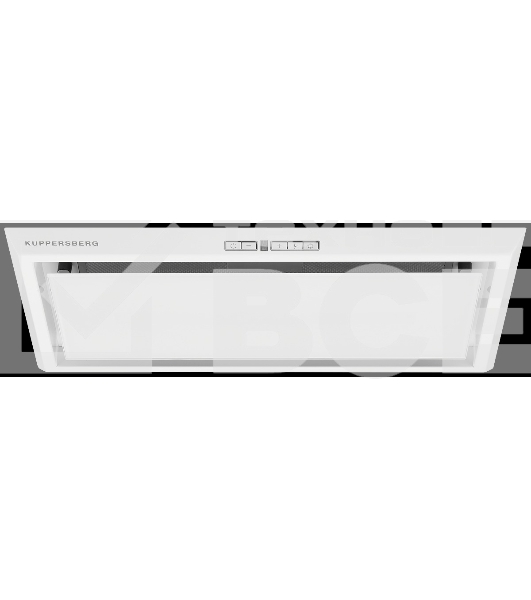 Вытяжка встраиваемая Kuppersberg Intro 60 White белый, 60 см, 1500 куб. м/ч, 43 дБ