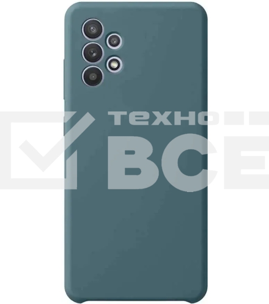 Чехол (клип-кейс) Deppa для Samsung Galaxy A32 Liquid Silicone синий (870122)