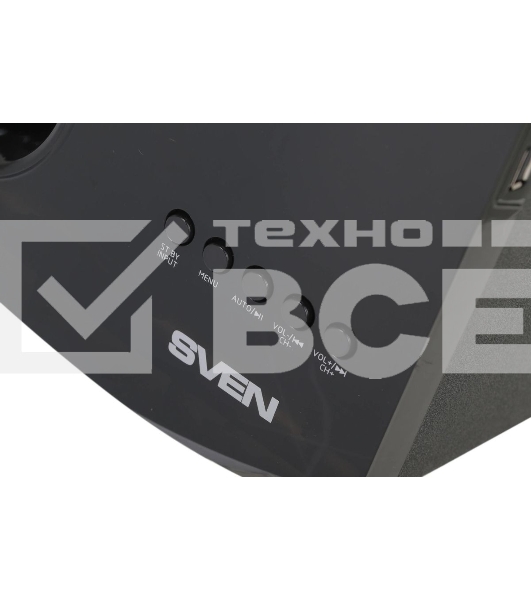 Акустическая система 2.1 SVEN MS-2080/70 Watt/~220V 50Hz/FM-тюнер, USB/SD, дисплей/BLUETOOTH/ПДУ/Black