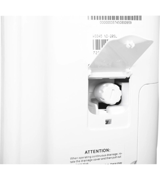 Осушитель воздуха Neoclima ND-20SL белый, 20 л/сутки, 3.6 л