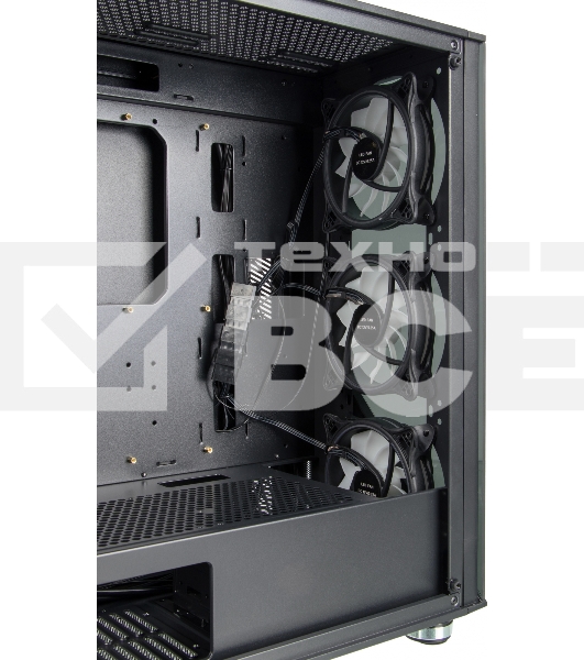 Компьютерный корпус AeroCool / Formula V-LINE 7713 черный без БП ATX 3x120mm 2xUSB2.0 1xUSB3.0 audio bott PSU