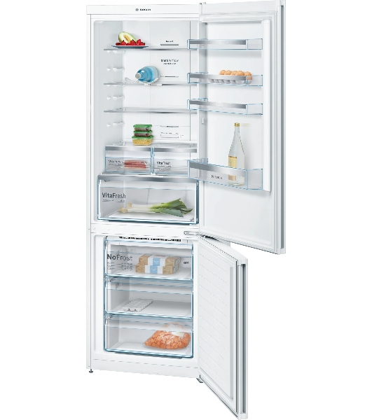 Холодильник Bosch KGN49XW30U белый двухкамерный 330/105л морозилка снизу , No Frost