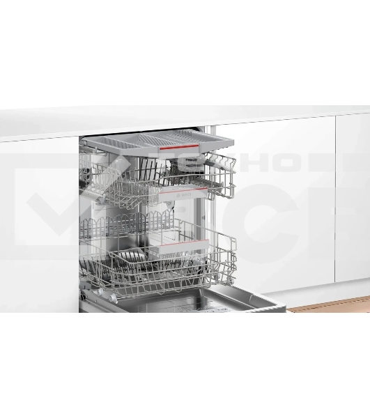 Встраиваемая посудомоечная машина Bosch SMV6YCX02E полноразмерная/серебристый