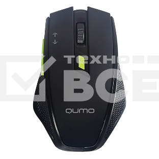 Мышь беспроводная Qumo Office Prisma Black M85 черный, 2400 dpi, радиоканал, USB, кнопки - 7