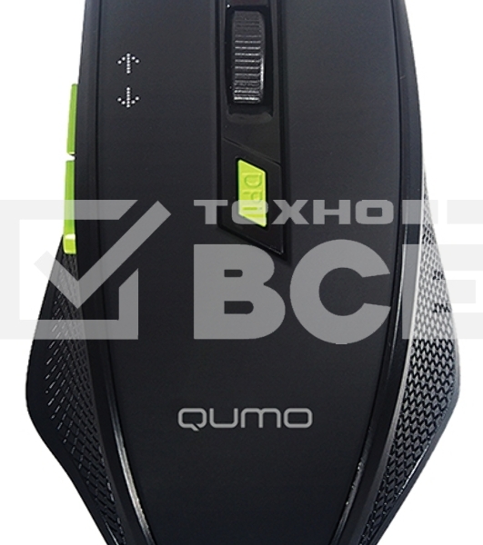 Мышь беспроводная Qumo Office Prisma Black M85 черный, 2400 dpi, радиоканал, USB, кнопки - 7