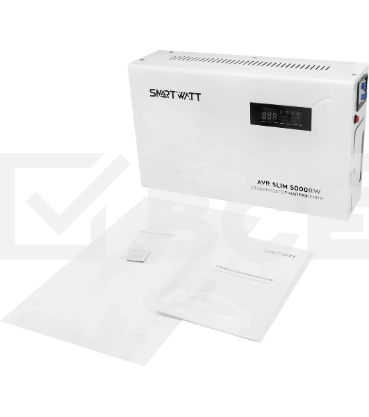 Стабилизатор напряжения настенный SMARTWATT AVR SLIM 5000RW