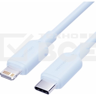 Кабель Vention USB 2.0 CM/Lightning 8M для iPad/iPhone 3A - 1м. Голубой