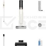 Вертикальный моющий пылесос Dreame Trouver K30 белый, аккум. 2600mAh, 18000Па, сухая/влажная уб., 500мл., работа от АКБ max 30 мин, фото2
