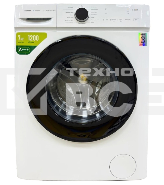 Стиральная машина Centek CT-1922 белый, загрузка фронтальная 7 кг, 1200 об/мин., класс: А+++