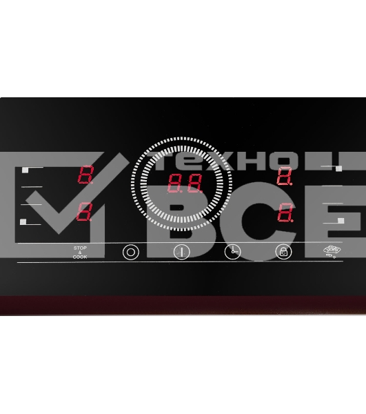 Электрическая варочная панель DeLonghi VITTORIO 2E1F CR Hi Light, независимая, чёрный