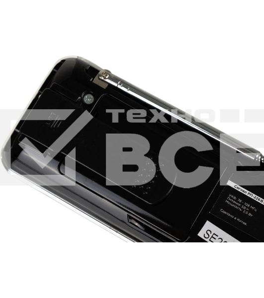 Радиоприемник портативный Сигнал РП-226BT черный USB microSD