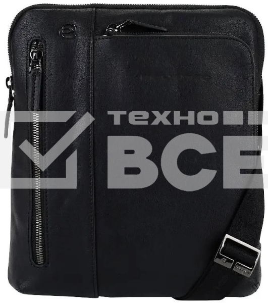 Сумка мужская Piquadro Black Square CA1816B3/N, черный, натур.кожа