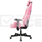 Кресло игровое Knight N1 Fabric розовый Velvet 36 с подголов. крестовина металл, фото31