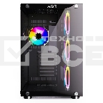 Компьютерный корпус ABR Sea View Black (1*USB Type-C, 2*USB 2.0, HD Audio, 4xRGB Fan, ATX, Micro-ATX), фото8